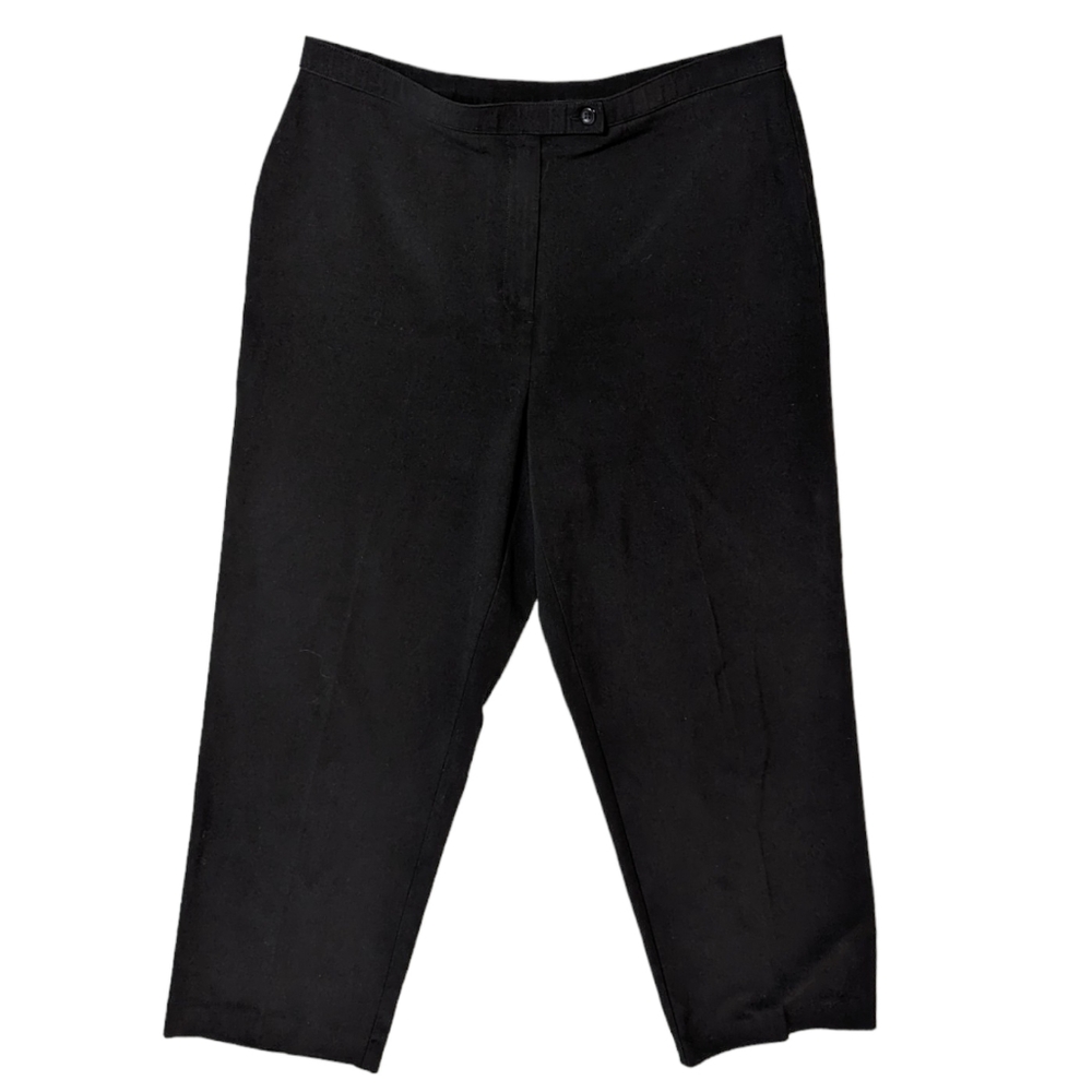 JM Collection Black Capri Cropped Pants Size 14P